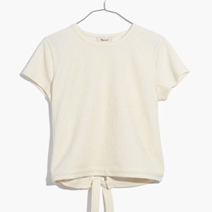 Madewell Verse Tie-Back top Tee XS